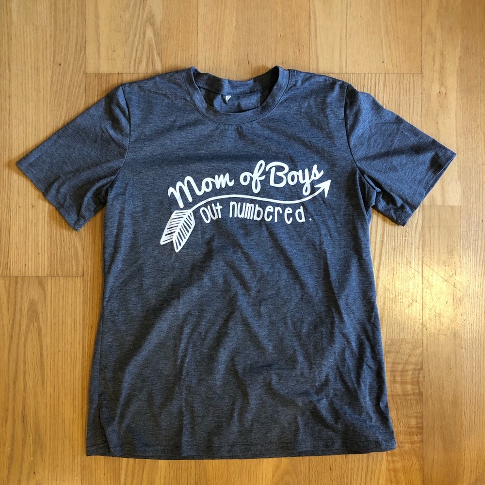 Mom of Boys Shirt - L